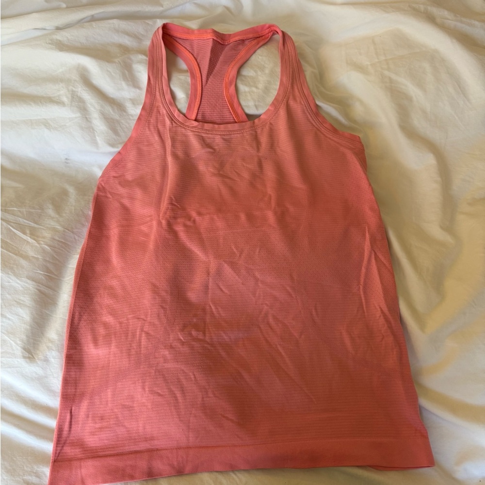 Lululemon Athletica Coral Racerback Tank Top